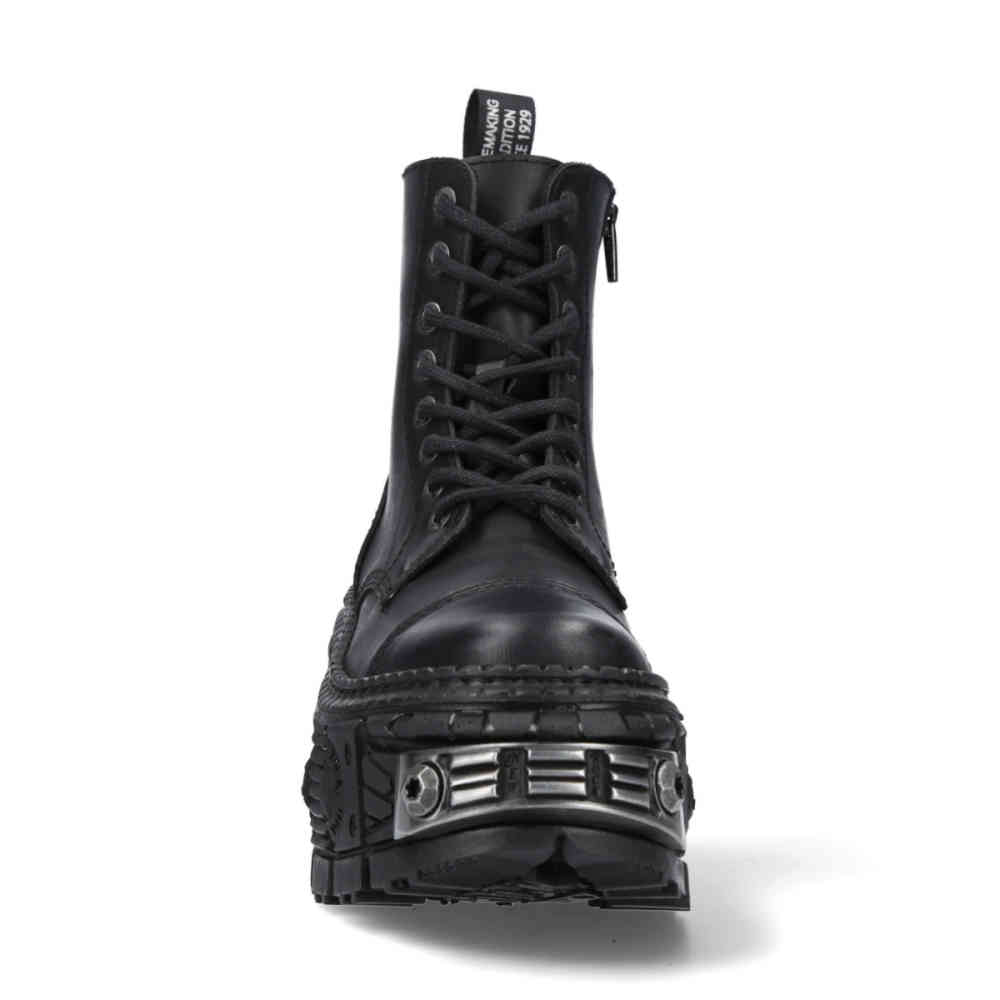New Rock - M-WALL083C-S4 Enkellaars - Zwart